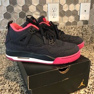 Denim and Pink ladies Jordan’s